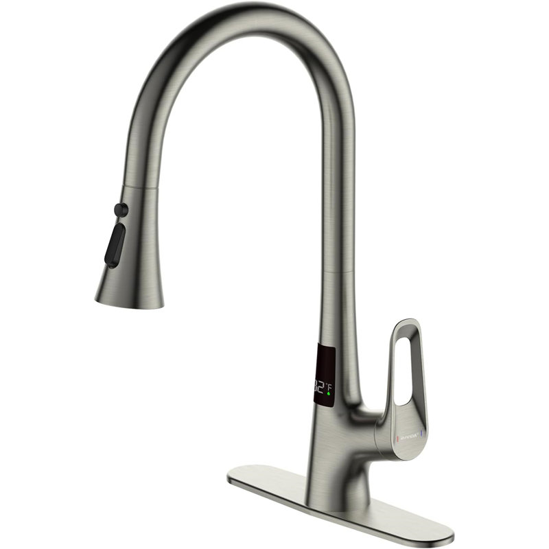 Ruvida Kitchen Faucets,kitchen Sink Faucet With Pull Down Sprayer,single Handle Motion Sensor Kitchen Sink Faucets With Deck Plate