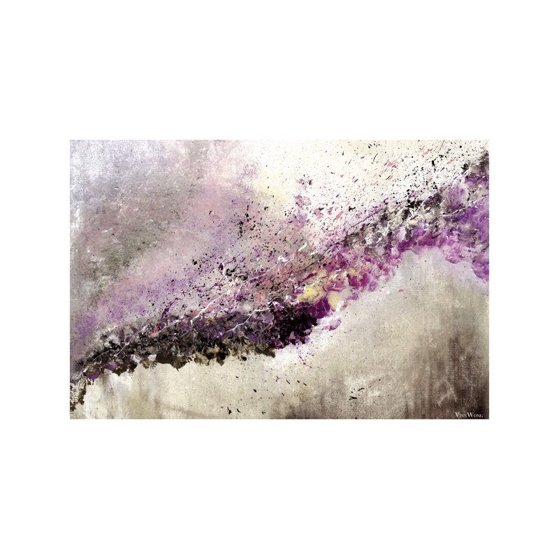 « Hush » par Vinn Wong - Reproduction, H 32 po x l 48 po x 1,5 po, Toile tendue