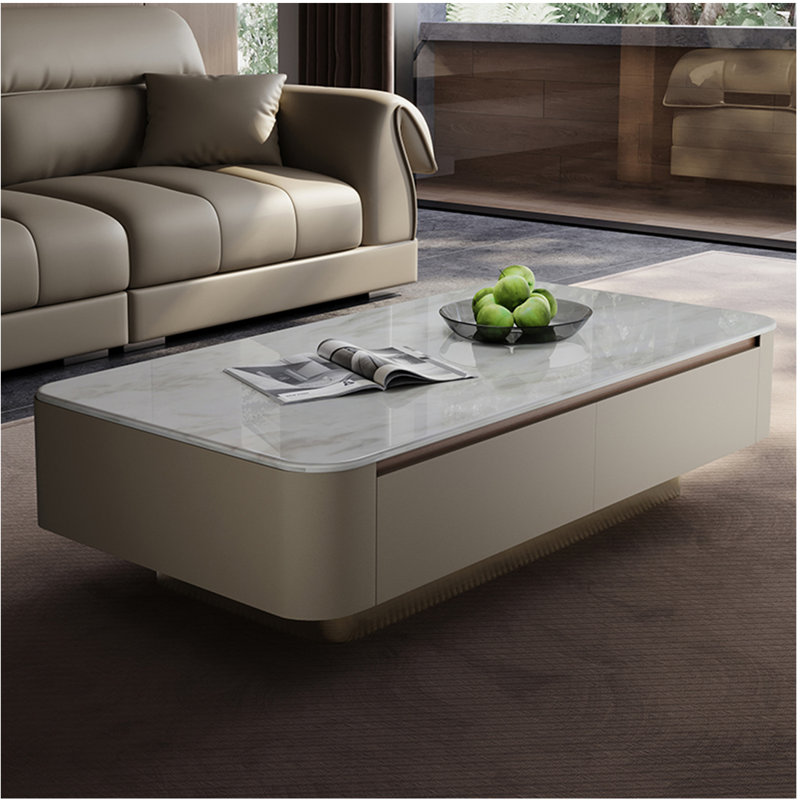 Table basse Luxury, H 15,74 po x L 62,99 po x l 27,55 po