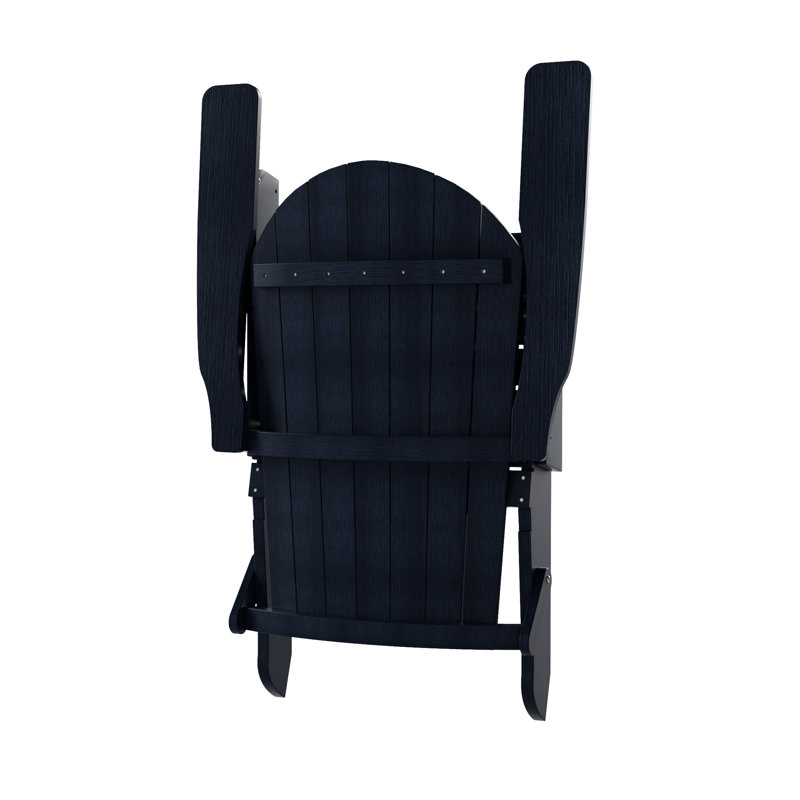 Arrlo Foldable Outdoor Adirondack Set, Navy