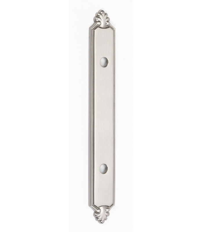 Bella Brass Back Plate, Satin Nickel
