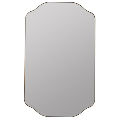 Henry Scalloped Metal Mirror