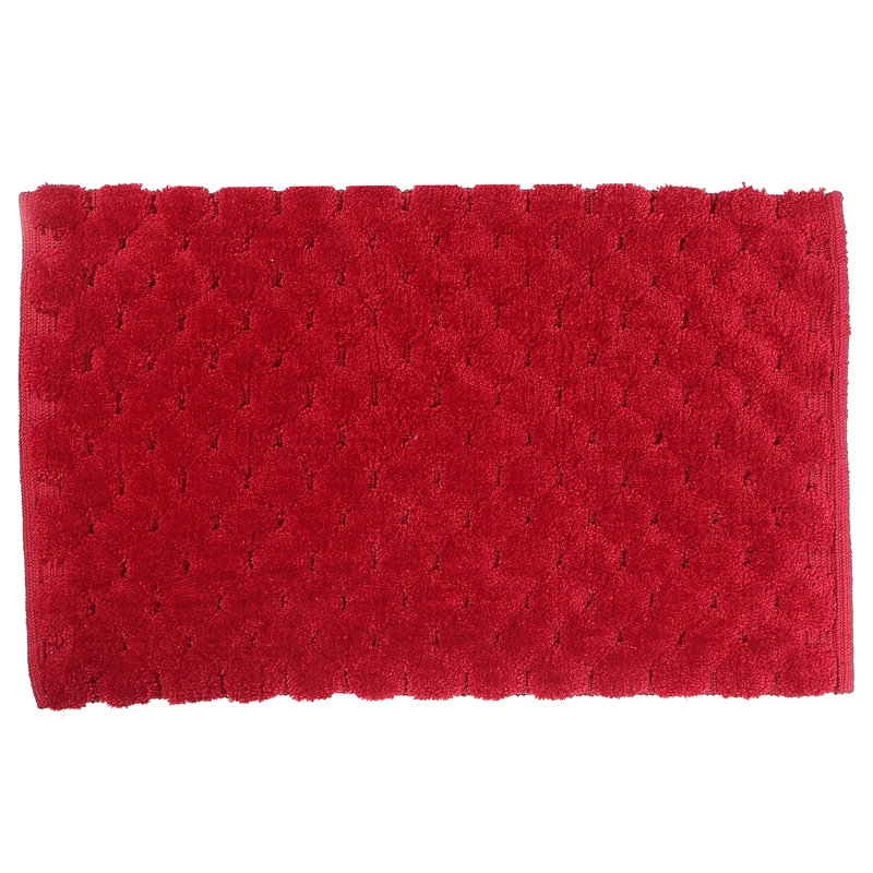 Abdoul Non-Slip Bath Mat, Red