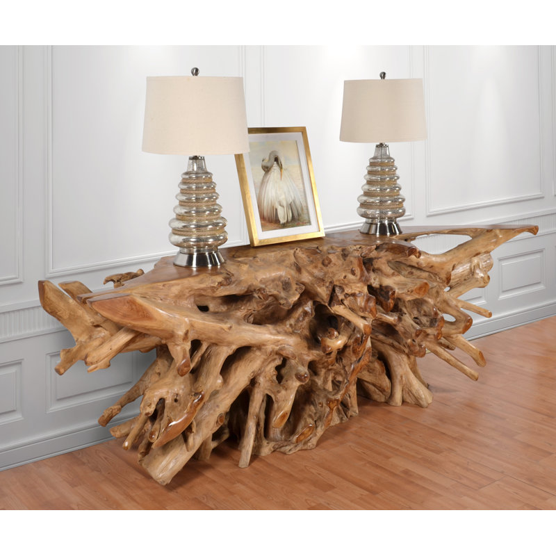 Console en bois massif 99 "