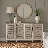 Islamorada - 4-Door Credenza - Dapple Grey and Blanc Finish
