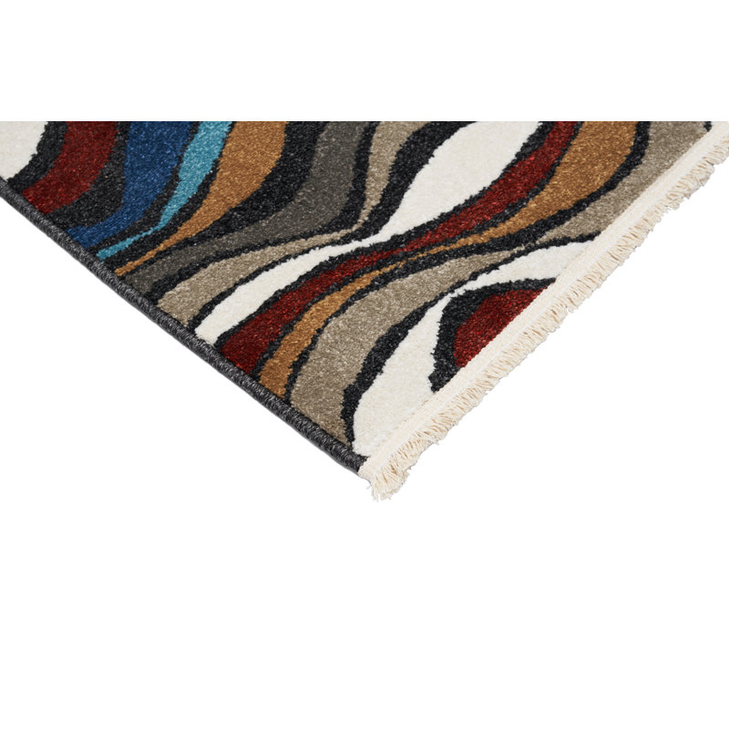 Alayjia Abstract Indoor Rug, Rectangle 8' x 10'