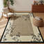 Tapis oriental oriental à imprimé fleurs de cerisier-129424973