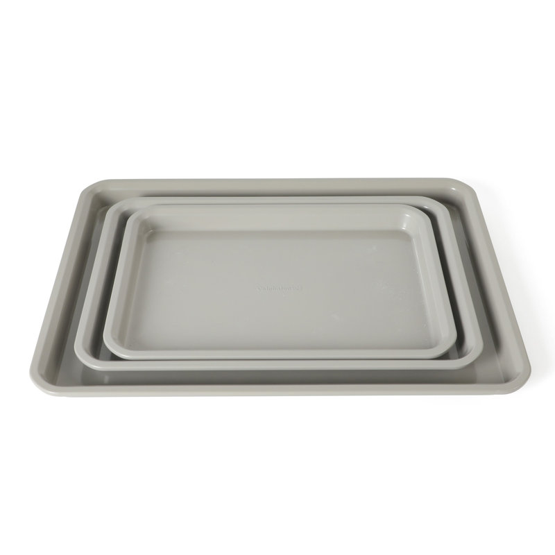 Calphalon Legacy Nonstick Cookie Sheets, Set of 3, Taupe