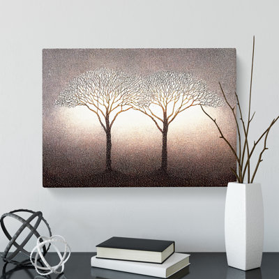 Dazzling Trees - Wrapped Canvas