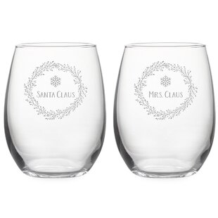 Personalized Hand Cut Mr. & Mrs. Pilsner Beer Glass, 23 oz