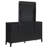 Traequan 8-drawer Dresser with Mirror Black