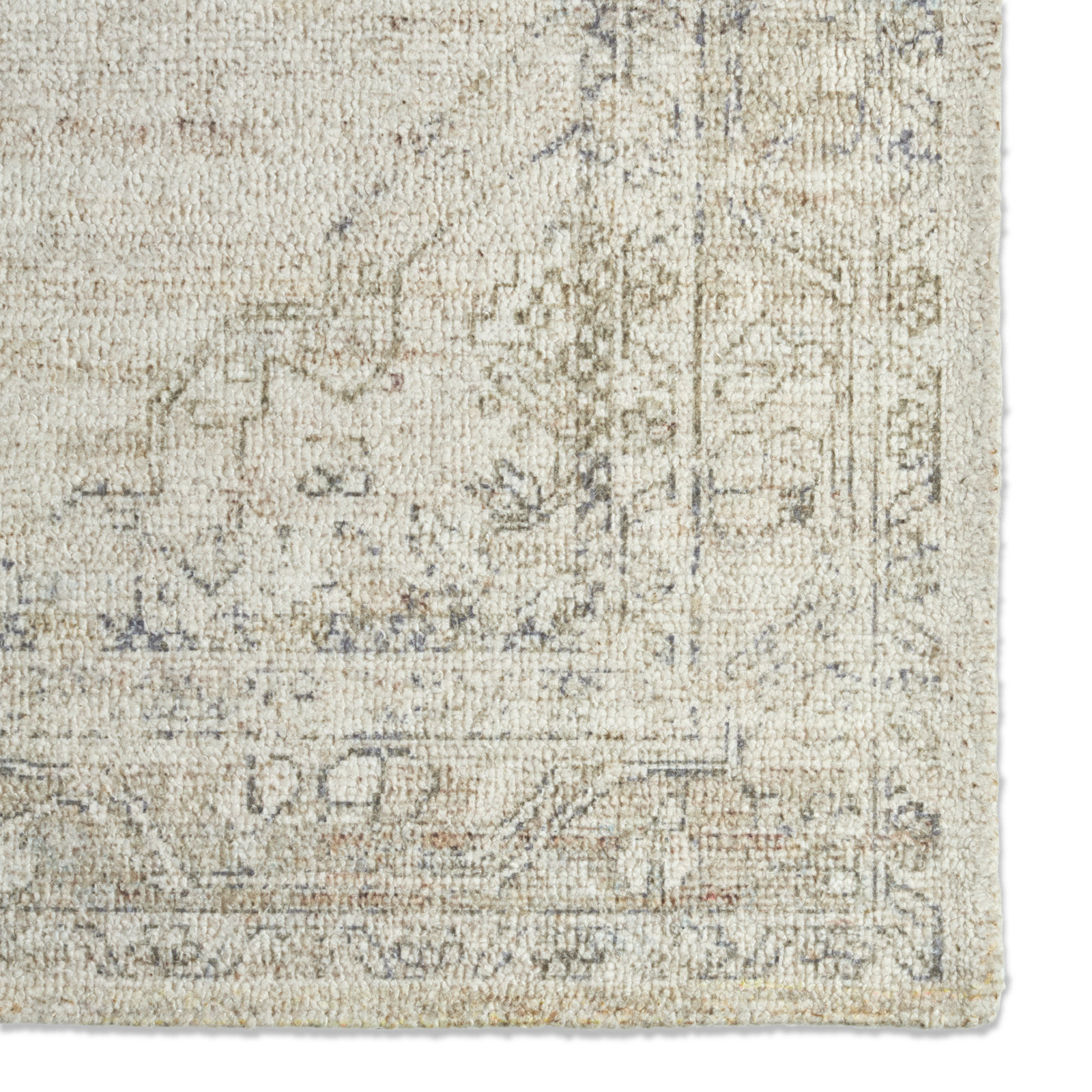 Jaipur Living Elyara CSN06 Tufted Medallion Gray/Blue Area Rug (8'6inX11'6in), Rectangle 6' x 9'