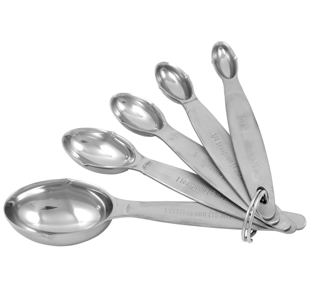 Cuisinox 5 -Piece Stainless Steel Measuring Spoon Set Cuisinox