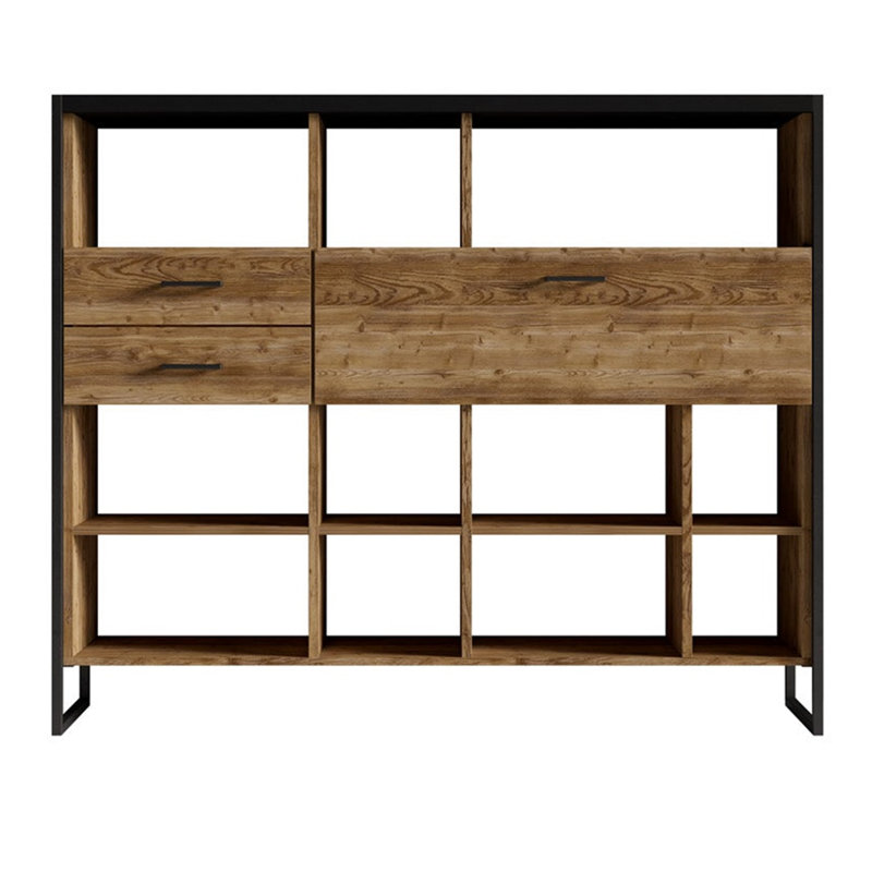 Krol 133cm H x 154cm W Standard Bookcase