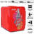 Coca-Cola 6 Can Countertop Mini Fridge, 4L Portable Cooler and Warmer