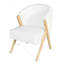 Chaise d'appoint moderne avec un design élégant et un soutien ergonomique, idéale pour diverses pièces