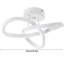 Kudolo 24cm LED Integrated Semi Flush Mount-189219396