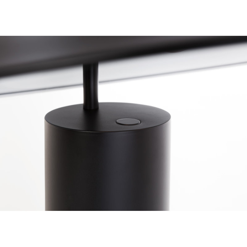 Damo Metal Table Lamp, Matt Black