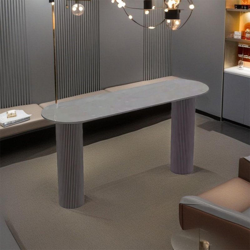 Éclairage pour la salle à manger, Blanc enneigé, H 41,3 po x L 78,7 po x l 15,7 po, Noir