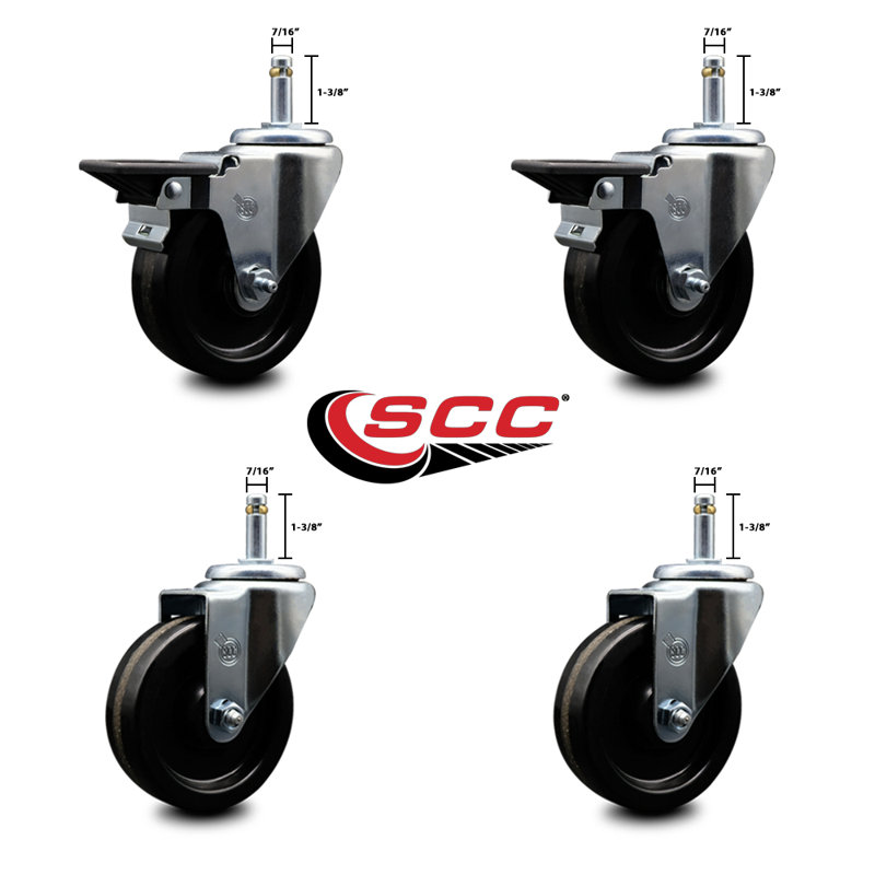 Grip Ring Stem Caster Set