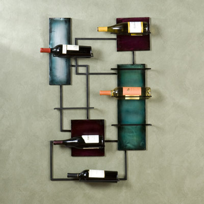 Bunn Wall Mounted Wine Bottle Rack in
