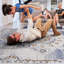 Tapis crème / doré Stain-1030987788