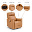 Fauteuil inclinable oscillant l 31,5 po Tayani-580875875