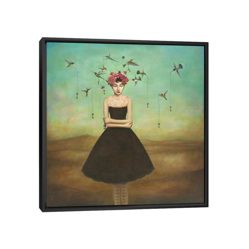 Fair Trade Frame Of Mind by Duy Huynh - Gallery-Wrapped Canvas Giclée, 18" H x 18" W x 1.5" D, Black Framed Canvas, No Mat