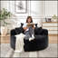 Canapé-lit simple en éponge de 55 po en chenille de 55 po, aucun assemblage requis, fauteuil-lit moderne moelleux pour le salon, la chambre à coucher, le salon et la salle de projection (pas une chaise pivotante)-54936854