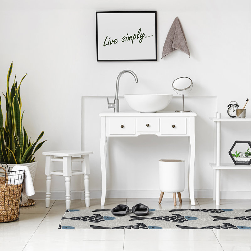 Tapis gris Donahu tissé à plat, Rectangle 3 pi x 5 pi