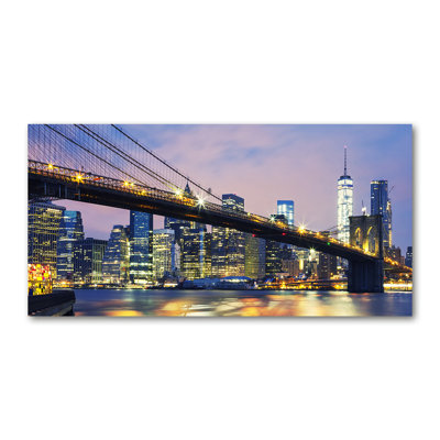 Brooklyn Bridge - No Frame Print on Canvas