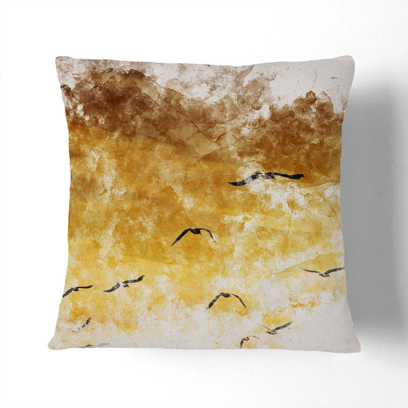 Square Cushion, 40cm H x 40cm W x 15cm D, Stone