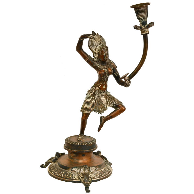 Porte-bougie - inspiré par Khajuraho