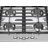 500 Series,24' Gas Cooktop,4 Burner,SS