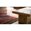 Tapis noué antique de race blanche Sumak