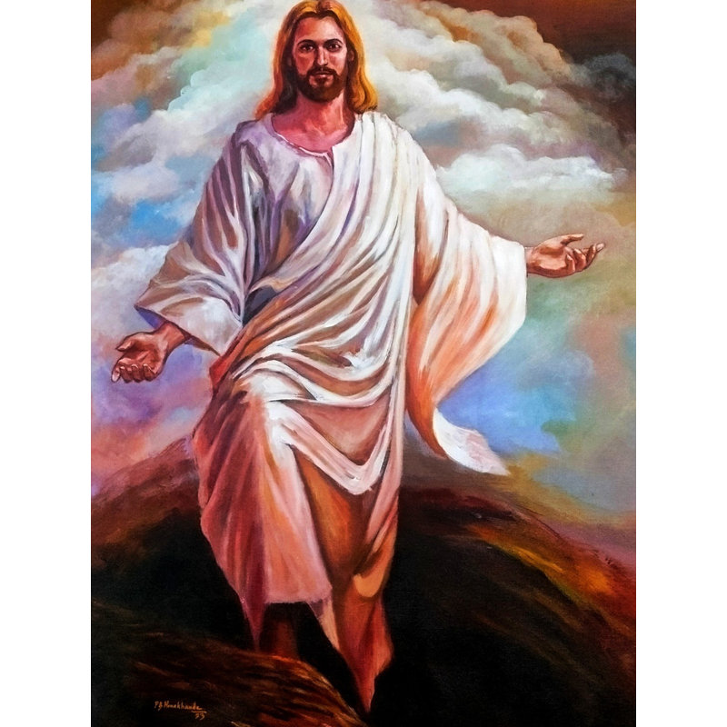 Lord Jesus Christ | Acrylique sur toile Canavs | Par Prashant Honakhande