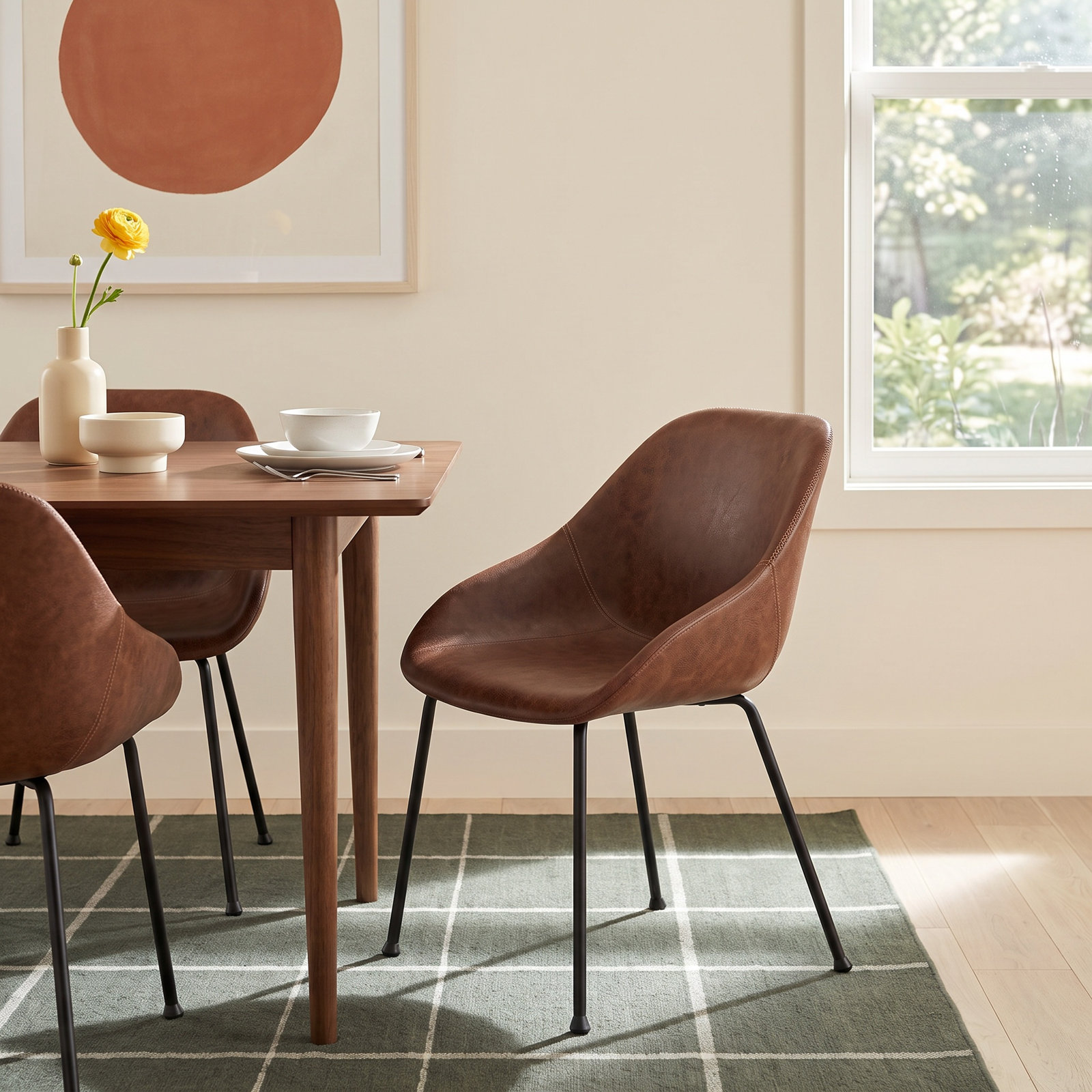 Garner Dining Chair, Brown