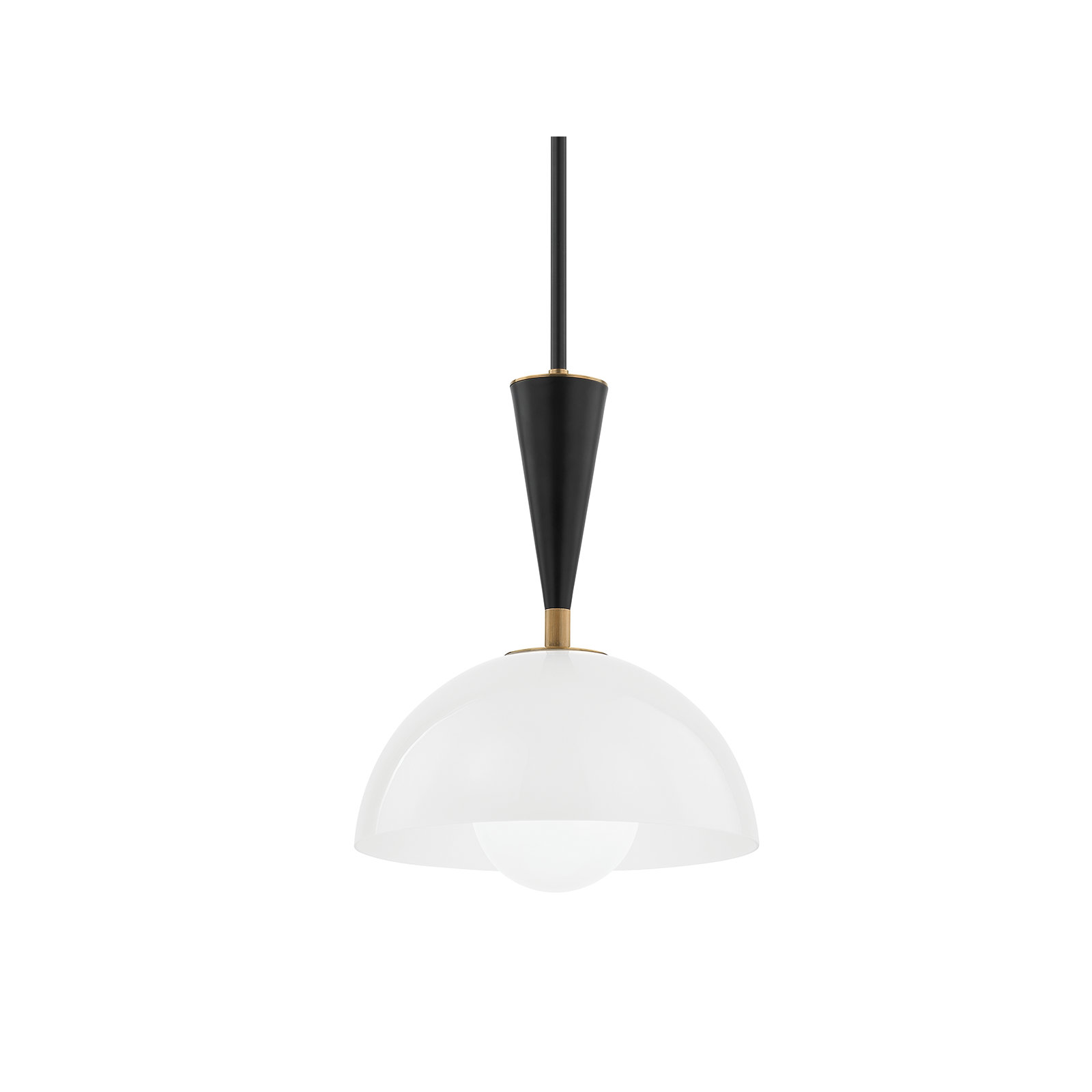 Payson 1 Light Pendant, 15.75" H x 12" W x 12" D