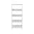 Lavish Home 24"L  x 13"W x 55.25"H 4-Tier Leaning Ladder Bookshelf, White-111467594-61175120