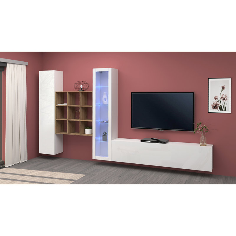 Maruska Entertainment Centre for TVs up to 70", White Glossy
