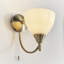 Barium Steel Armed Sconce-29180663