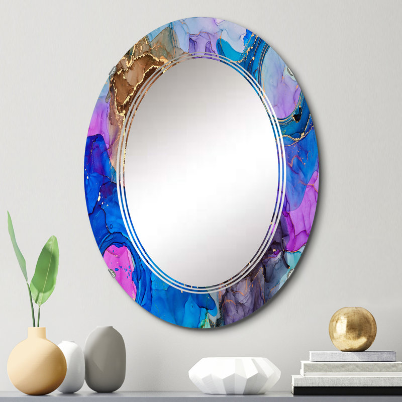 Miroir de salle de bain ovale mural, 30 po x 20 po