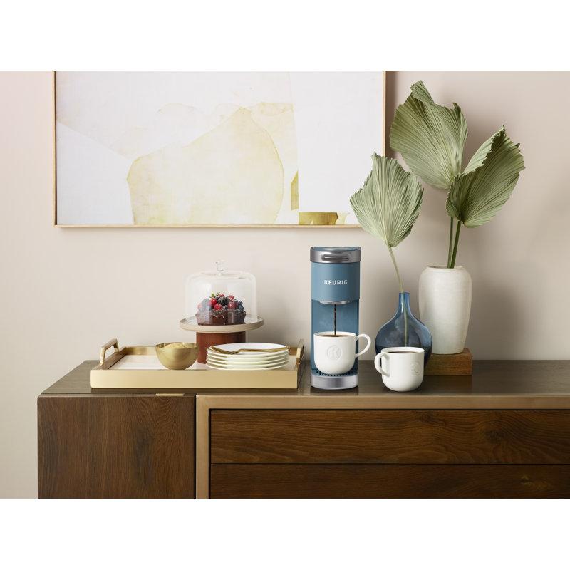 Cafetière à dosettes individuelles K-Cup K-Mini Plus Keurig, Sarcelle