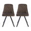 Chaise d'appoint capitonnée Arikah-1240993396