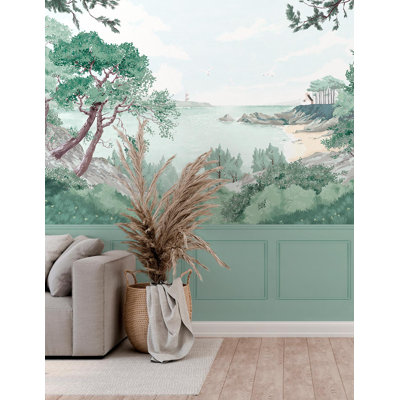 Rail de chaise Bretagne avec faux lambris 1, 2 et 3