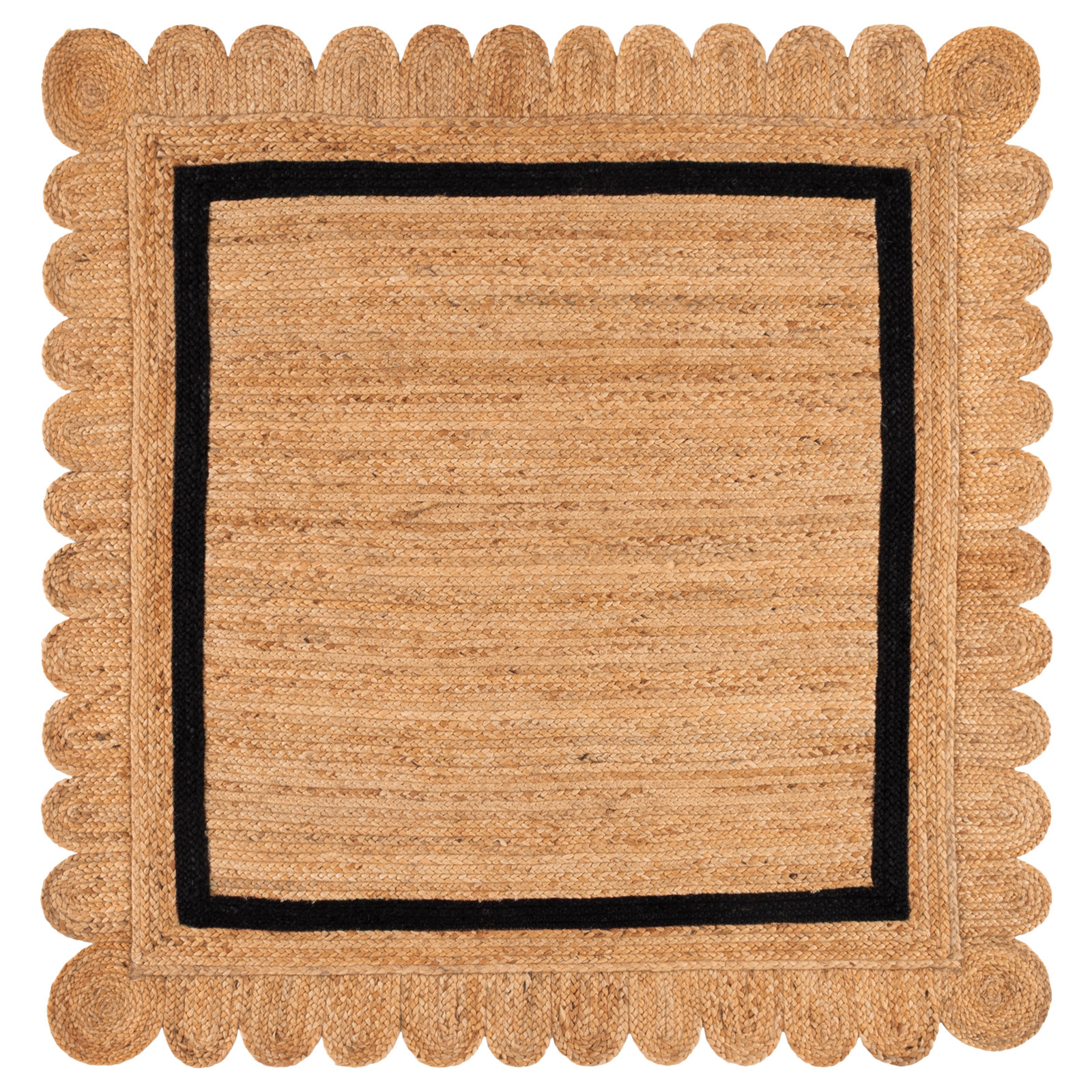 Inkai Jute/Sisal Area Rug, Square 6'