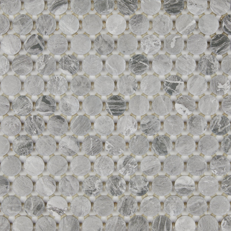Carreau de mosaïque rond célèbre en céramique de 0,75 po x 0,75 po