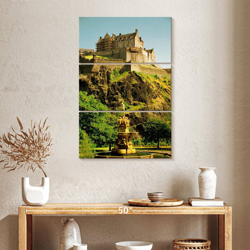 Nicci Cliffside Edinburgh Castle, 38" H x 24" W