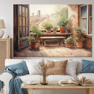 Cottage Cottage, impression sur toile