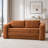 71" 2-in-1 Pull Out Foldable Loveseat Sofa Bed with Armrest & Backrest Pillows